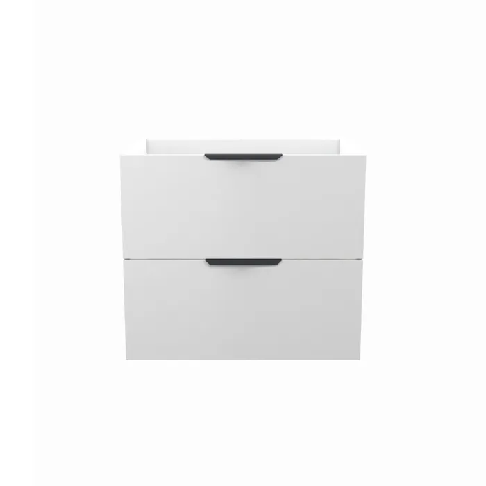  Meuble sous-vasque 60 cm avec passage siphon centré
