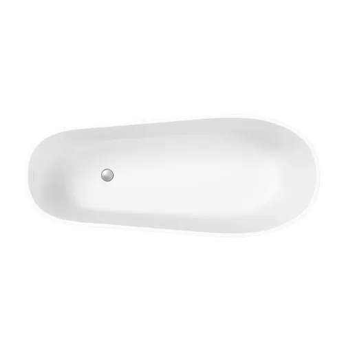  Freestanding bathtub elongated