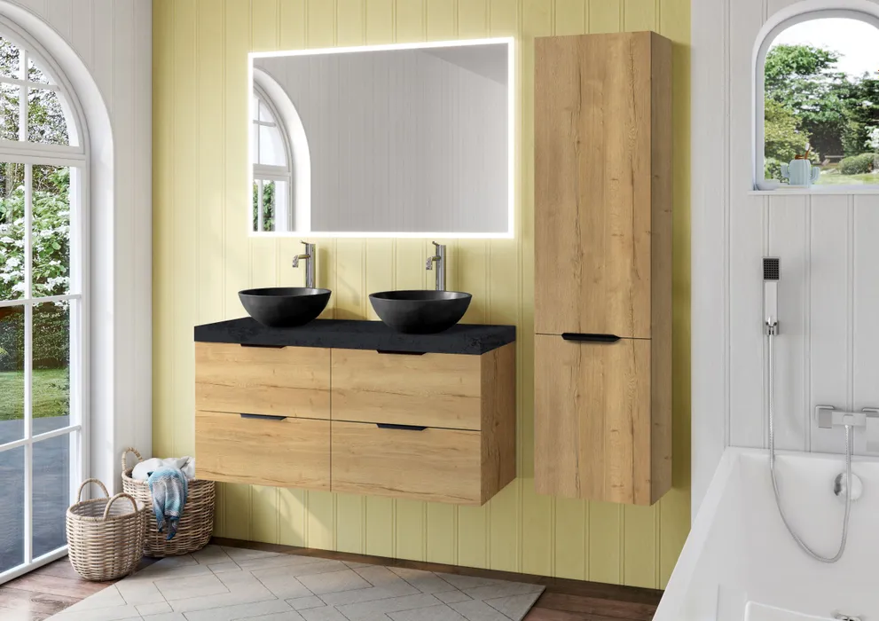  Colonne 40 cm 2 portes droite