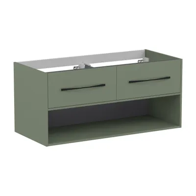  Meuble sous-vasque 120 cm  double vasque + niche