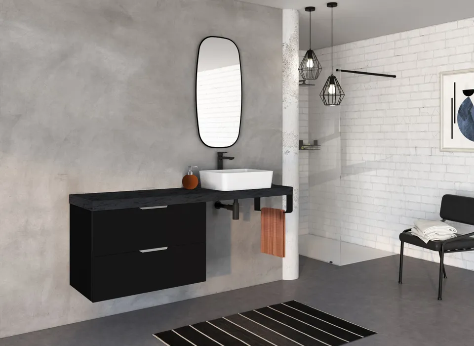  Vanity unit 80 cm without a siphon cavity