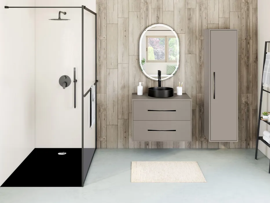  Meuble sous-vasque 80 cm  simple vasque