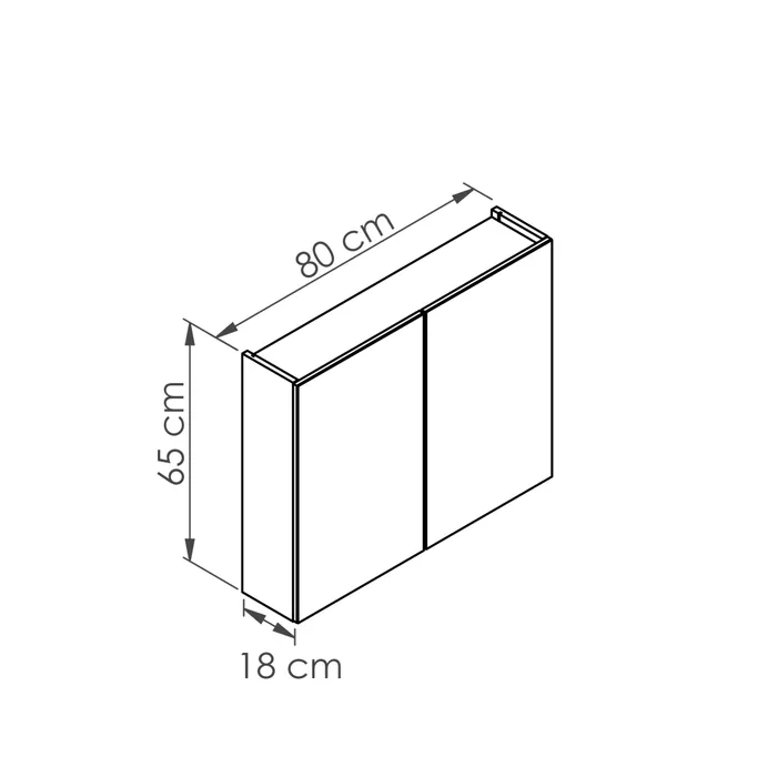  Bathroom cabinet 80 cm