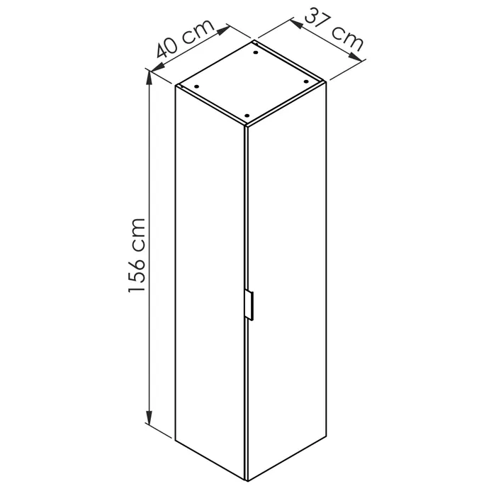  Kolomkast 40 cm