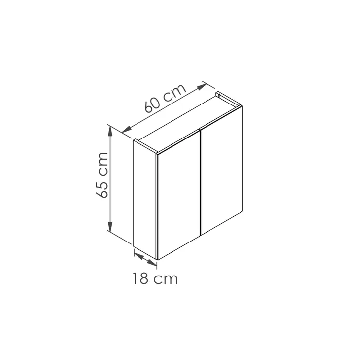  Armoire de toilette 60 cm