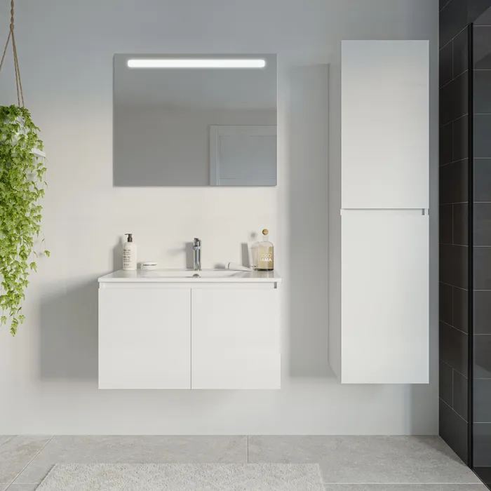  Wastafelonderbouw 80 cm - Deuren