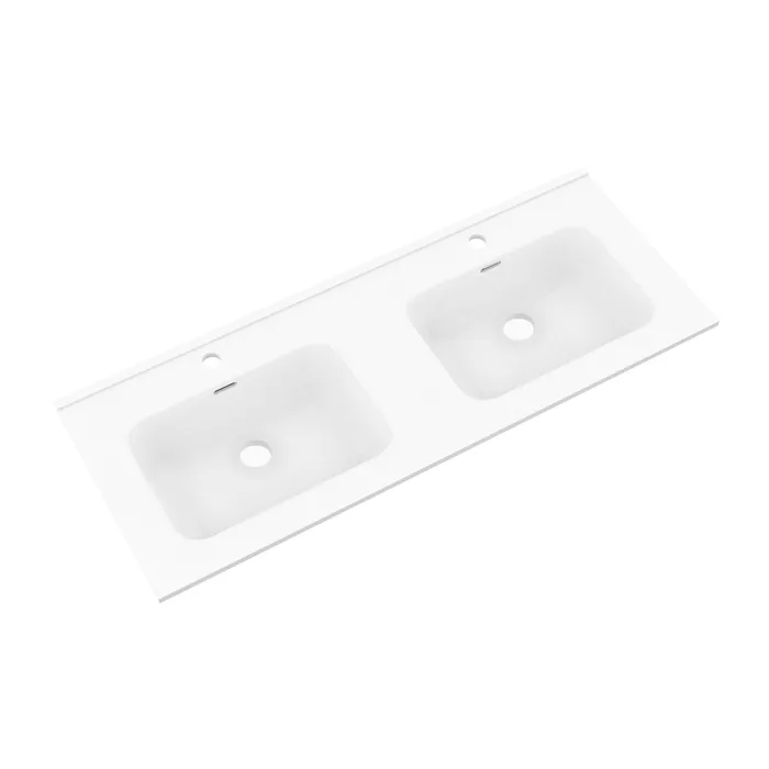  Plan de toilette 121 cm double vasque