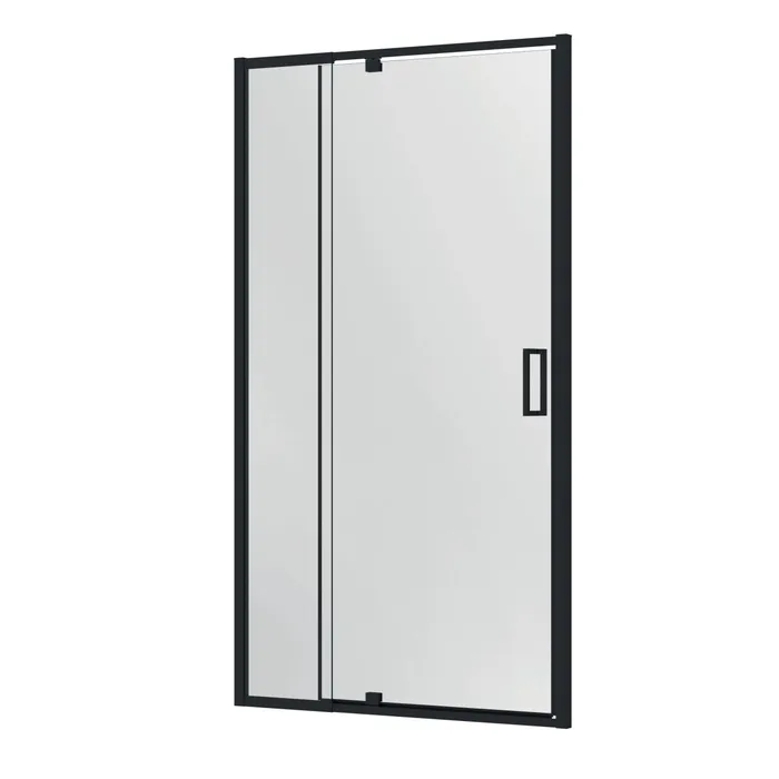 1 shower door extendible swivel door