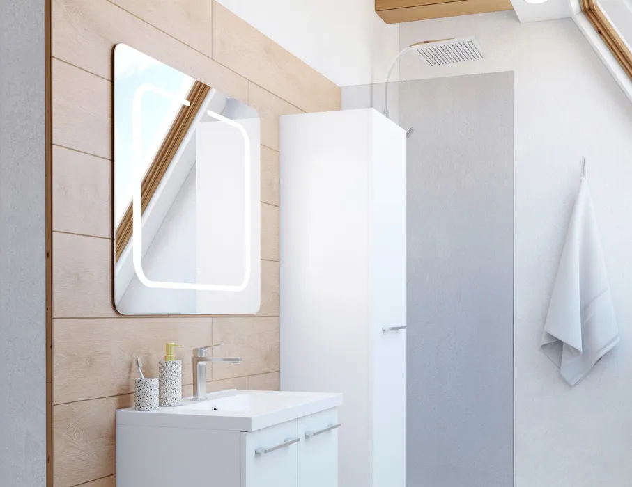  Illuminated mirror LED 60 cm