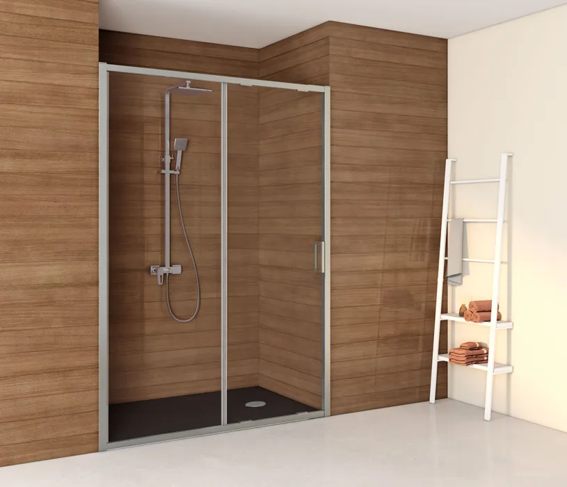 1 shower door extendible sliding door