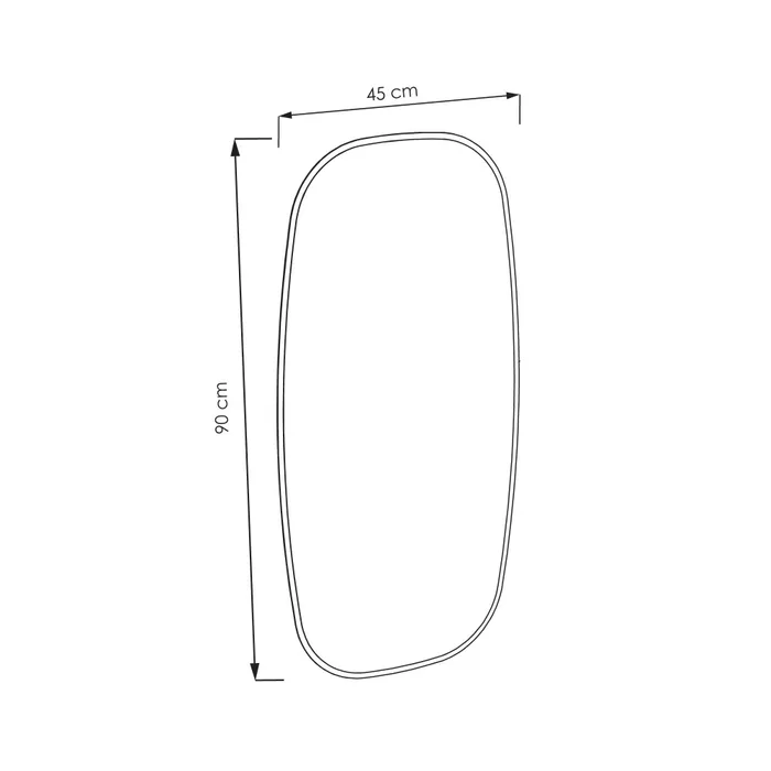  Miroir éclairant 45 cm