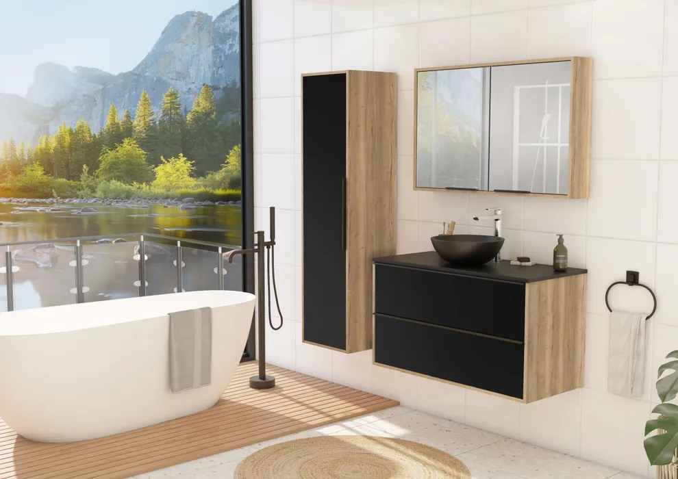  Bathroom cabinet 100 cm UTE