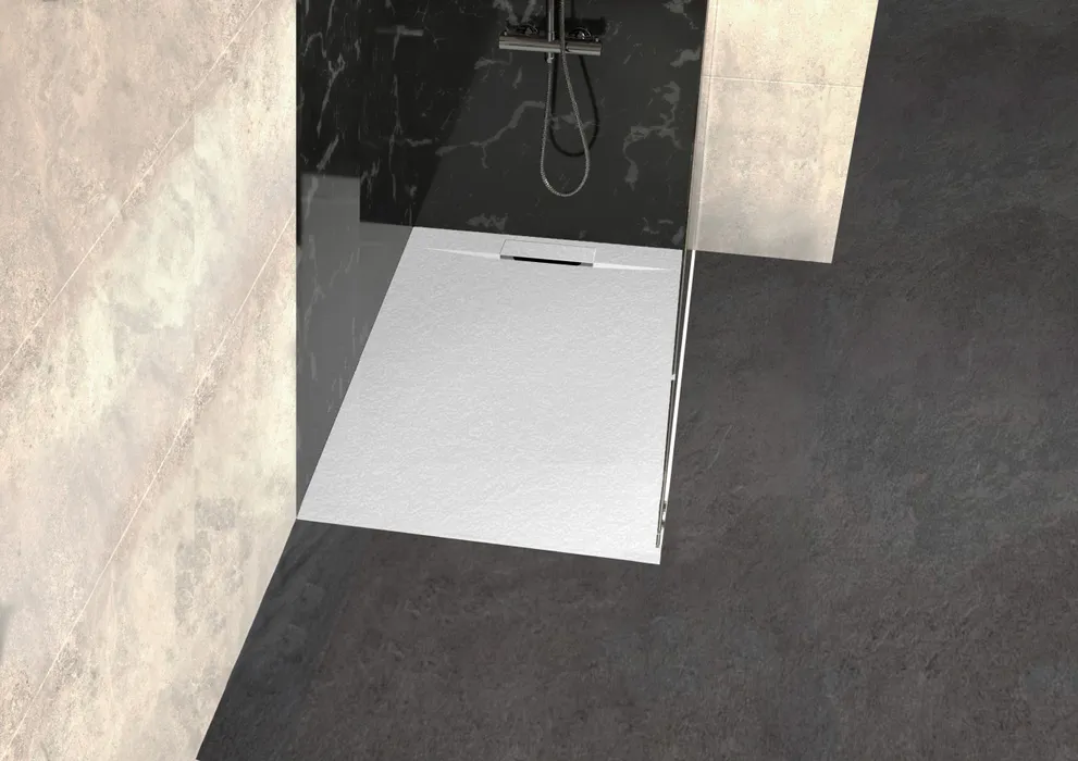  Shower tray + siphon longueur 120