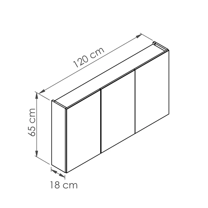  Bathroom cabinet 120 cm