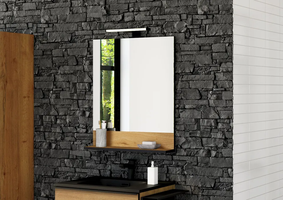  Mirror with shelf 60 cm
