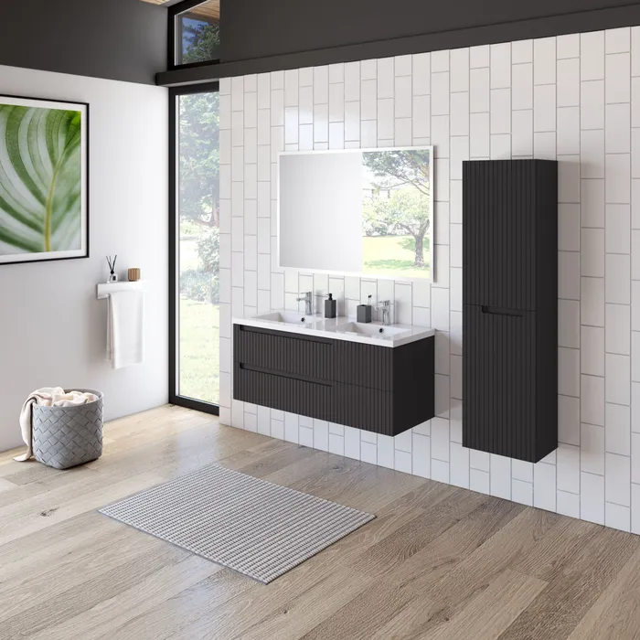  Colonne 40 cm 2 portes ouverture droite