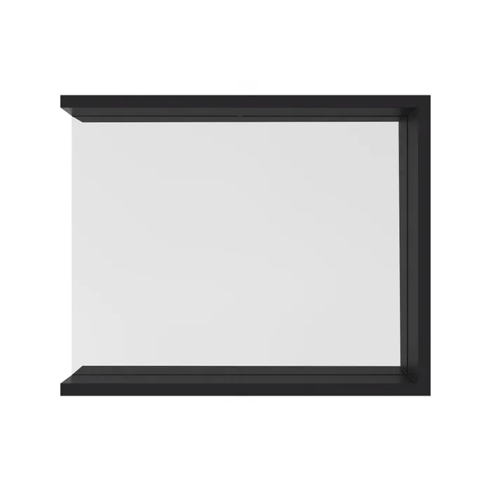  Framed mirror with shelf 83 cm