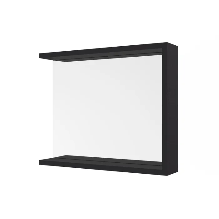  Framed mirror with shelf 83 cm