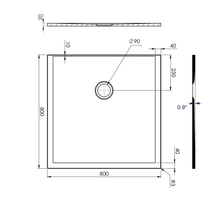  Shower tray