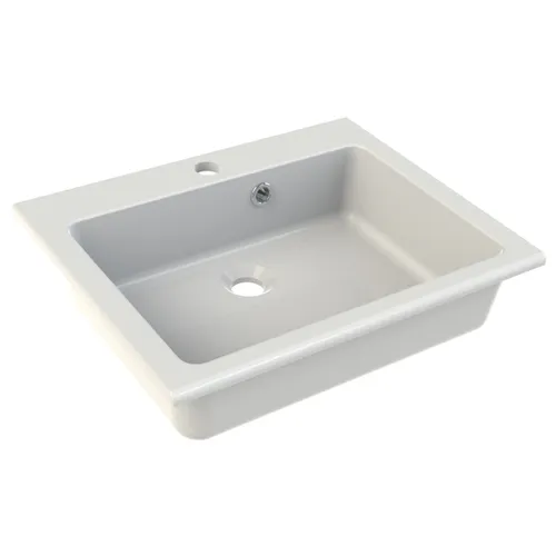  Built-in washbasin 50 cm rectangular