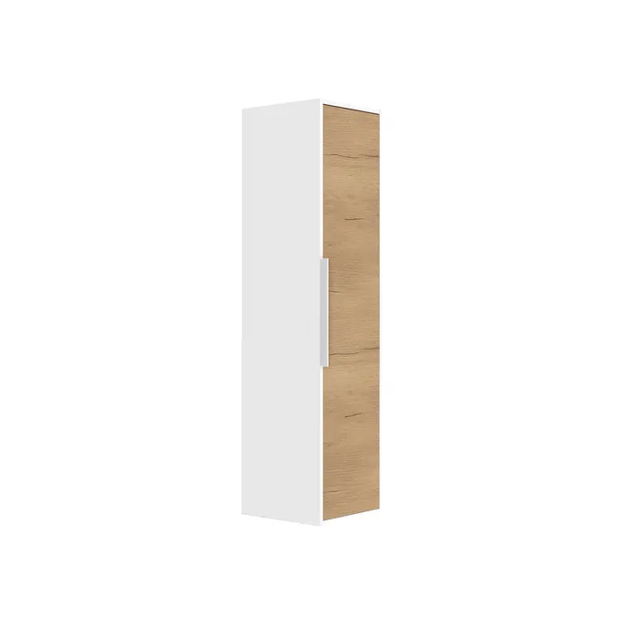  Column 40 cm white handle - for double washbasin