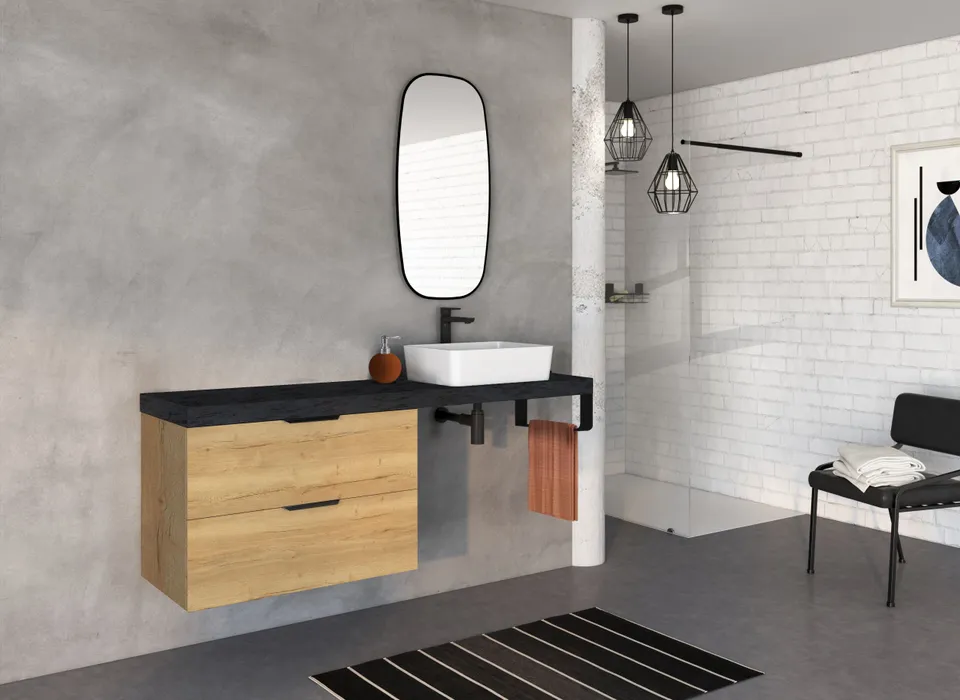  Vanity unit 80 cm without a siphon cavity