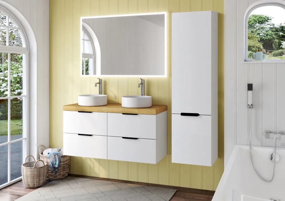  Colonne 40 cm 2 portes droite