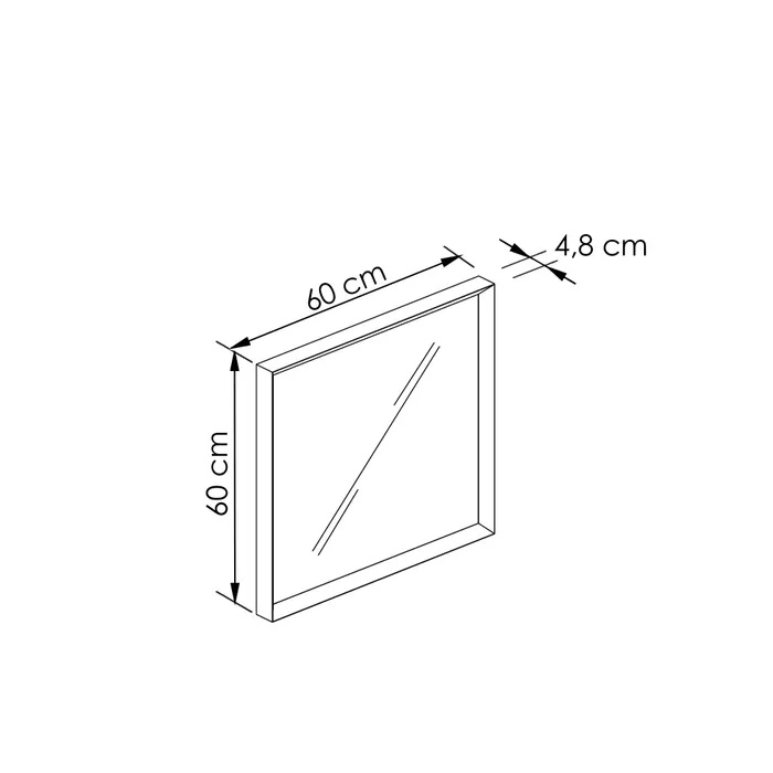  Miroir cadre 60 cm