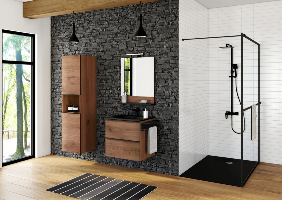  Mirror with shelf 60 cm