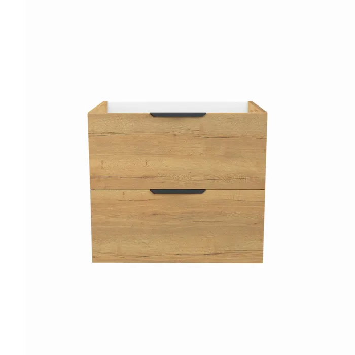  Meuble sous-vasque 60 cm avec passage siphon centré