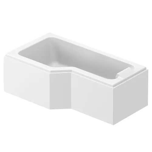  Asymmetrical left-hand bathtub