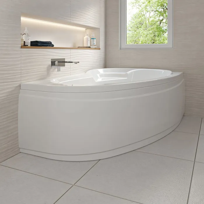  Asymmetrical left-hand bathtub