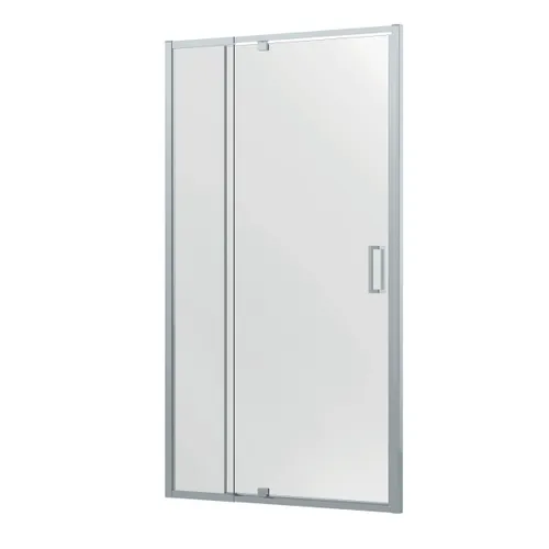 1 shower door extendible swivel door